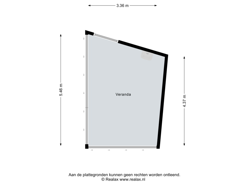 Bekijk plattegrond van Veranda van Ridder van Cuijkstraat 27