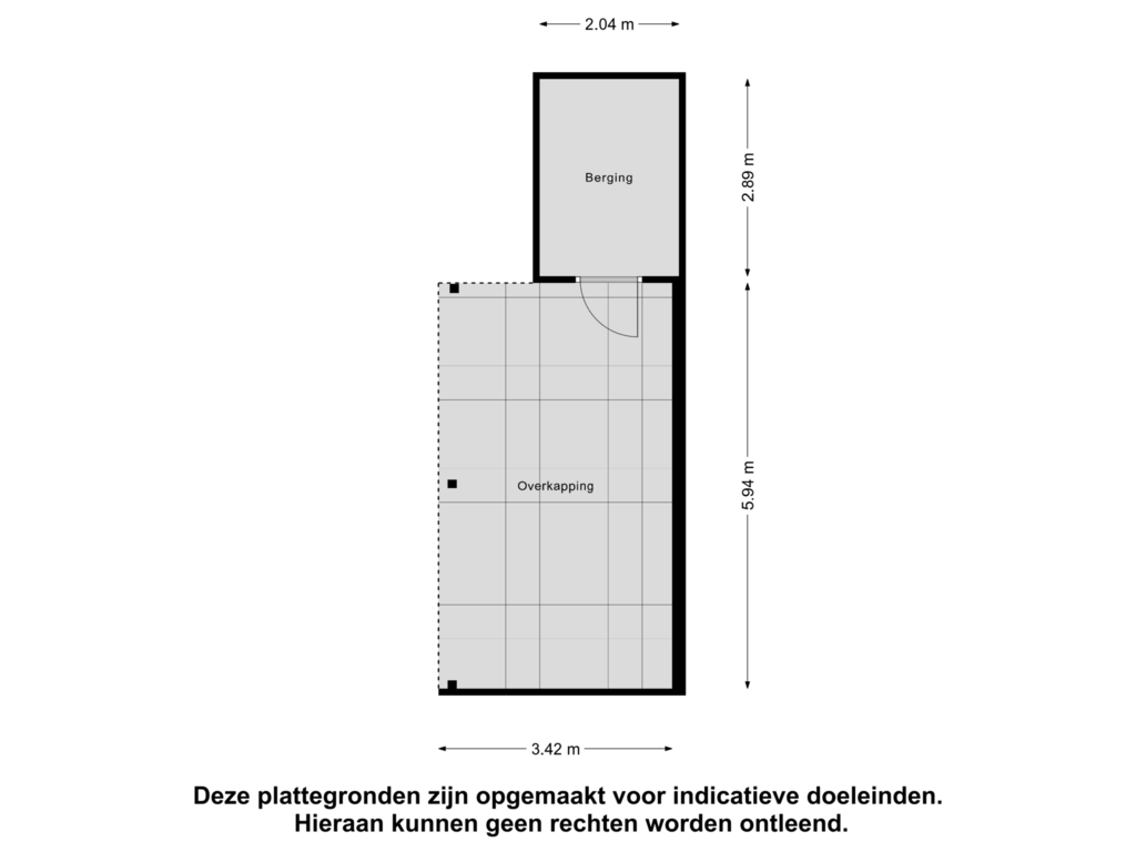 Bekijk plattegrond van Berging van Grind 5