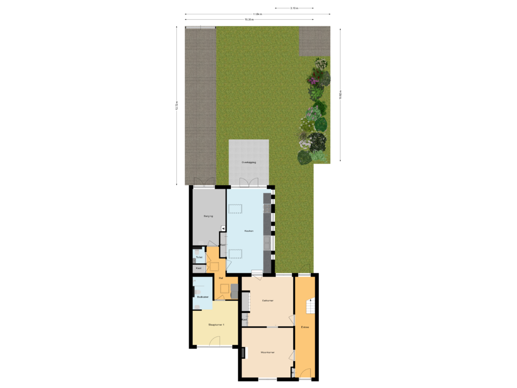 Bekijk plattegrond van Situatie van Sniederslaan 6-A