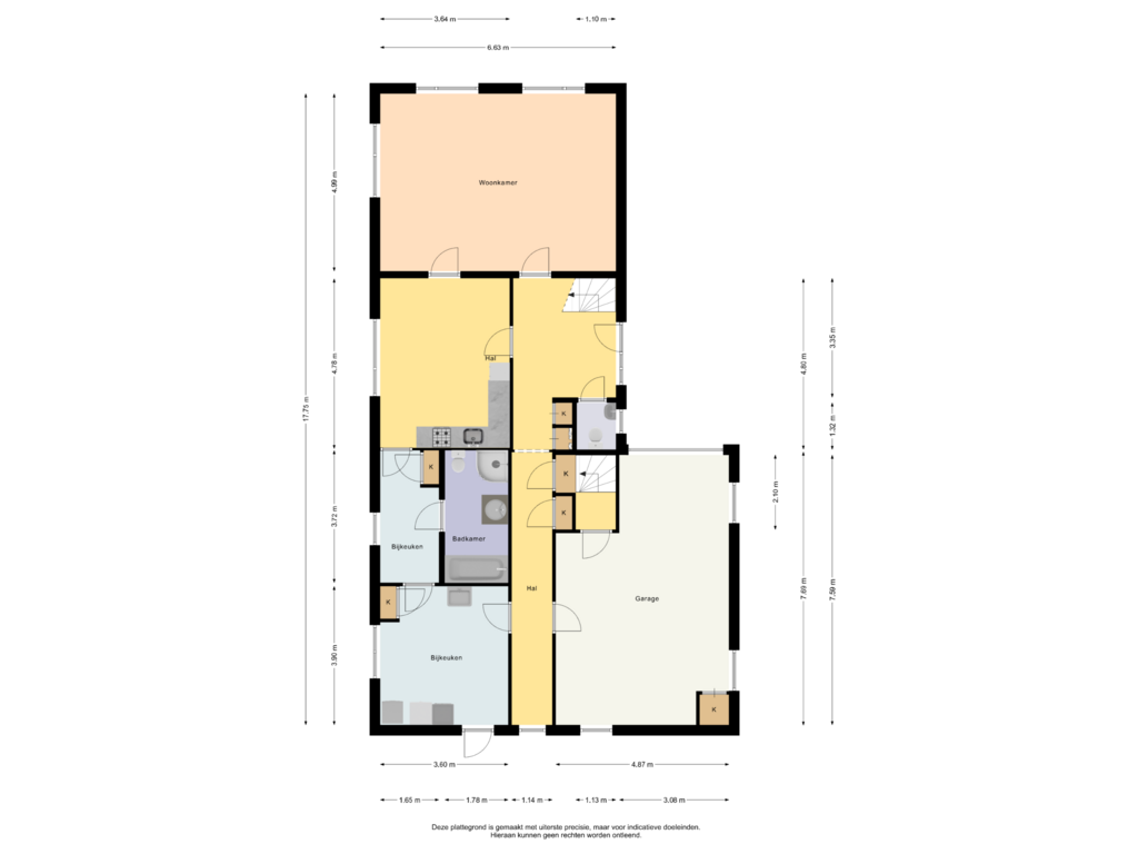 Bekijk plattegrond van Begane Grond van Meester Nennstiehlweg 27