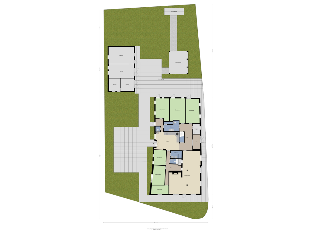 Bekijk plattegrond van Begane Grond _tuin van Monseigneur van den Hurklaan 2