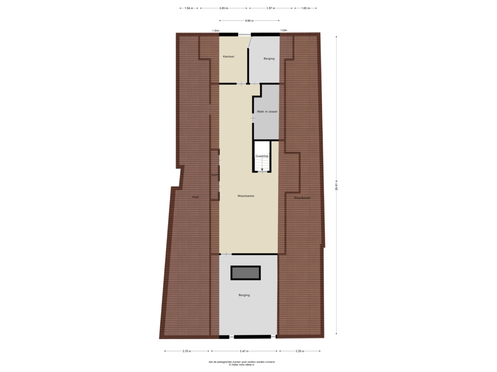 Bekijk plattegrond van Eerste verdieping van Monseigneur van den Hurklaan 2