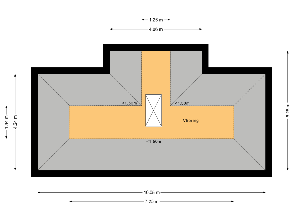 Bekijk plattegrond van Vliering van Kerkpad 5