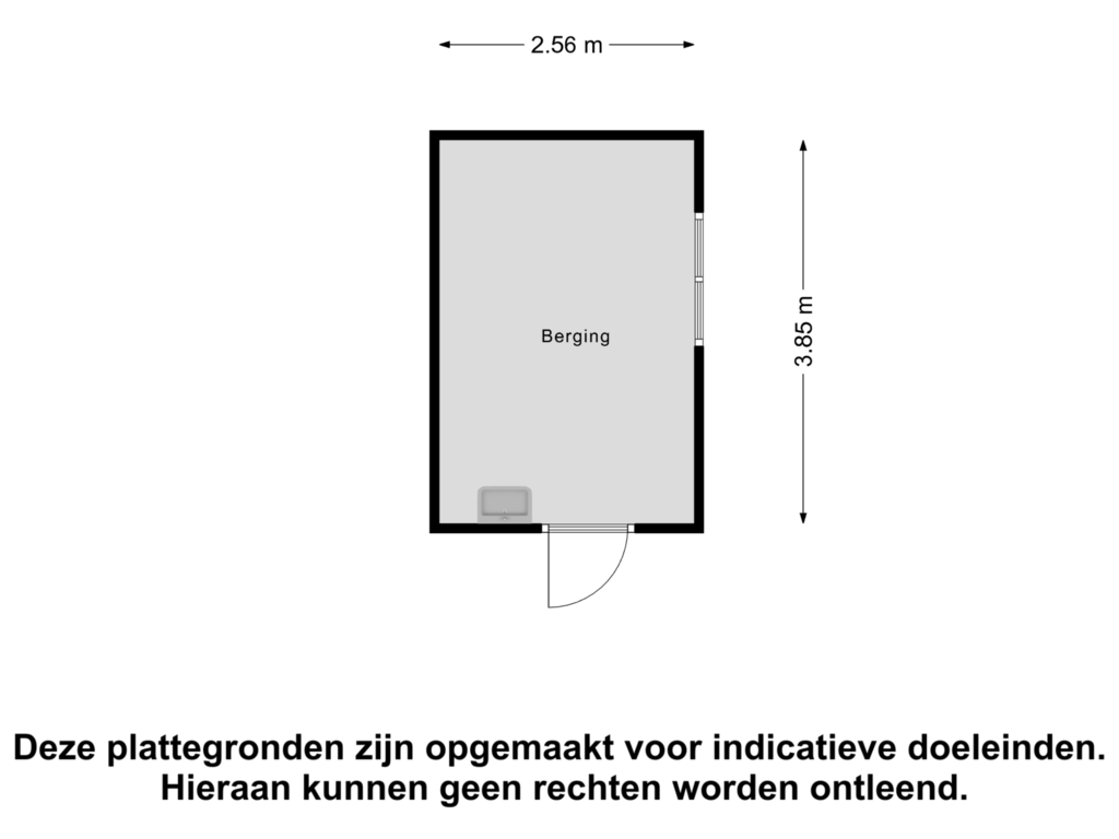 Bekijk plattegrond van Berging van Daalakkers 20