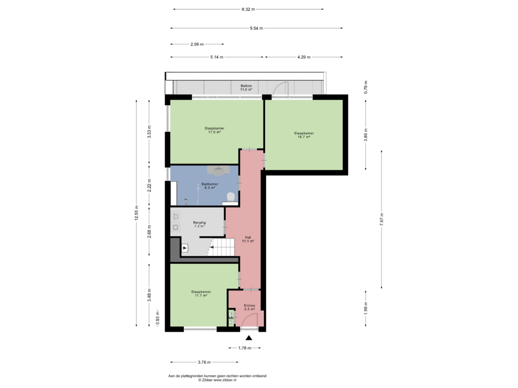 Bekijk plattegrond van Appartement van Zonnestein 329