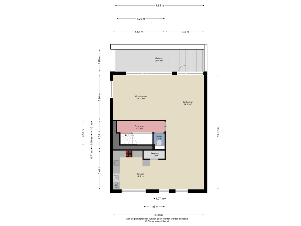 Bekijk plattegrond van Appartement van Zonnestein 329