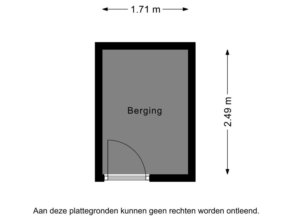 Bekijk plattegrond van Berging van Majoraan 25