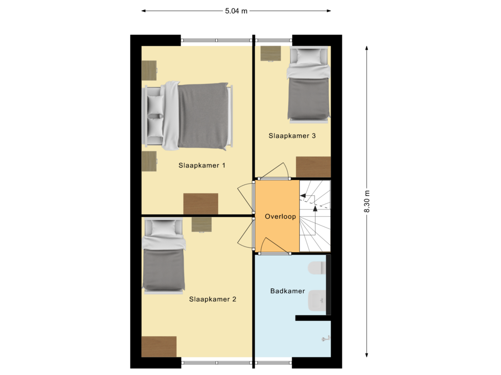 Bekijk plattegrond van 1e Verdieping van Gagelhof 25