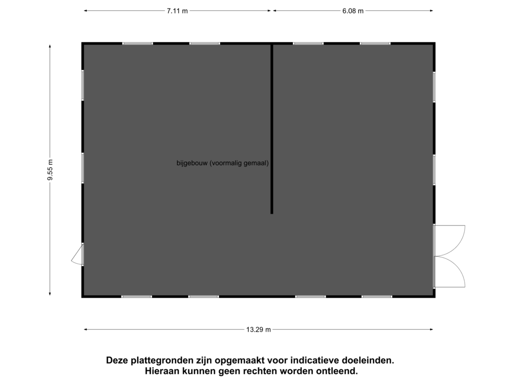 Bekijk plattegrond van Bijgebouw van Zuiderdijk 1