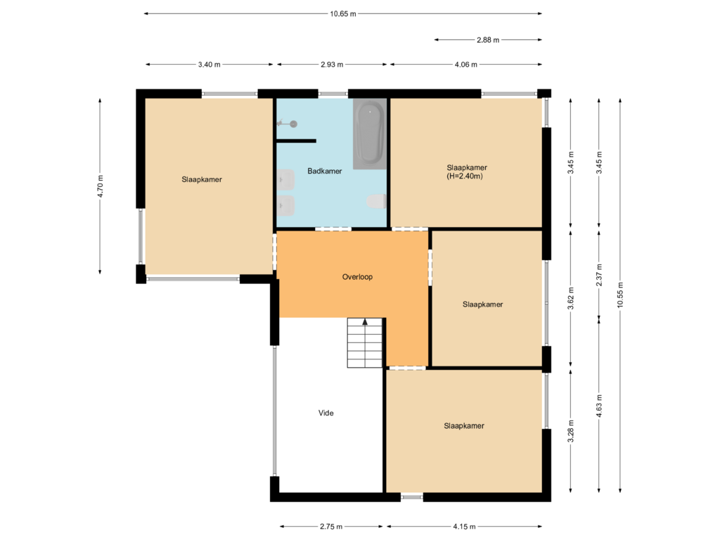 Bekijk plattegrond van Floor 1 van Eaglelaan 94