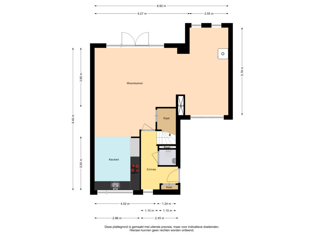 Bekijk plattegrond van Begane grond van Kamille 2