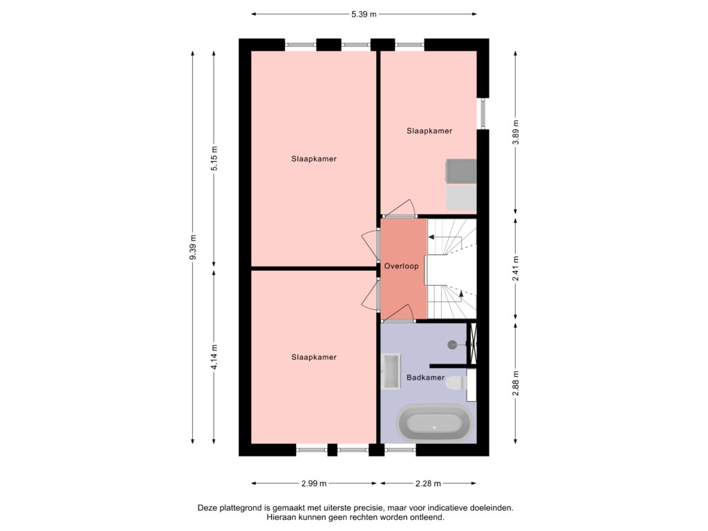 Bekijk plattegrond van Eerste verdieping van Kamille 2