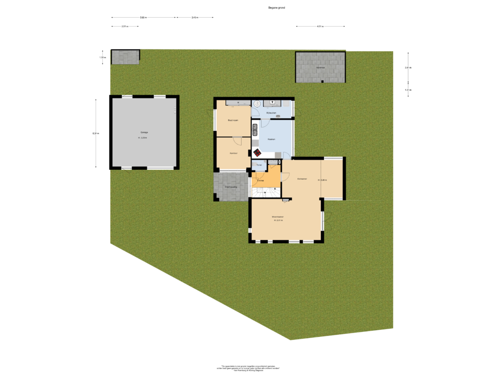 Bekijk plattegrond van Tuin van Heidehof 9