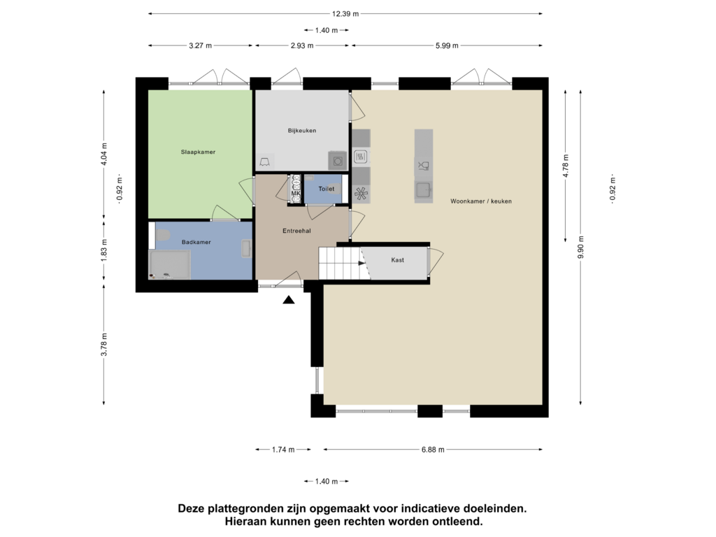 View floorplan of Begane grond of Zonneweide | Levensloop (Bouwnr. 227)