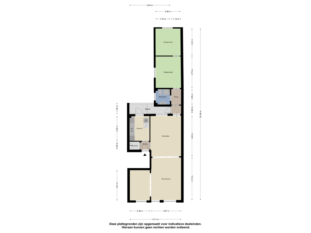 View floorplan of Appartement of Helbeek 27