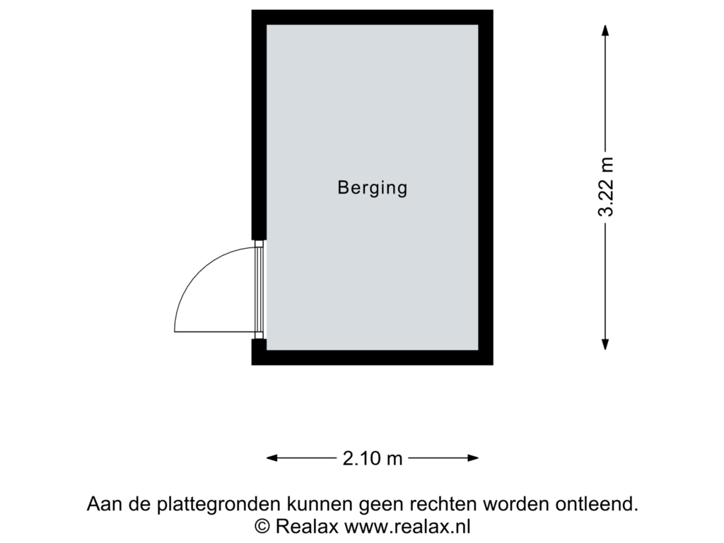 Bekijk plattegrond van Berging van Hondsrug 204