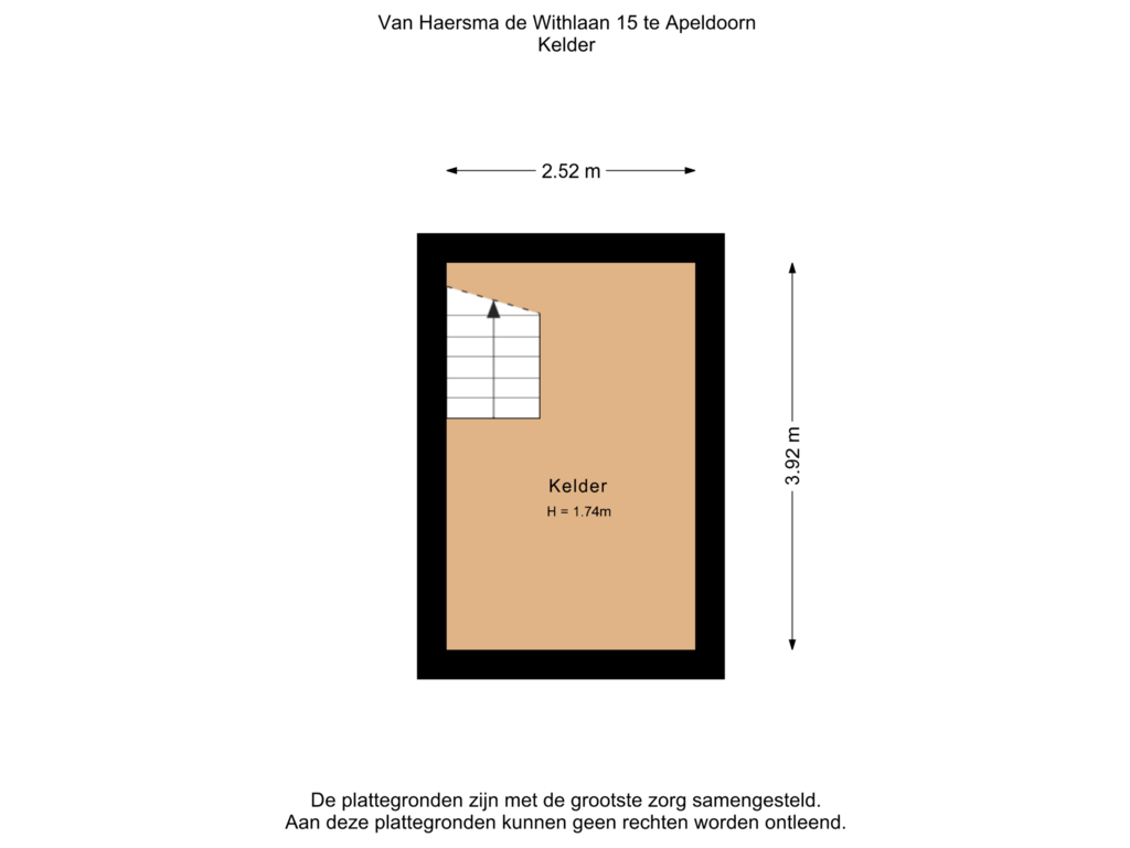 Bekijk plattegrond van Kelder van Van Haersma de Withlaan 15