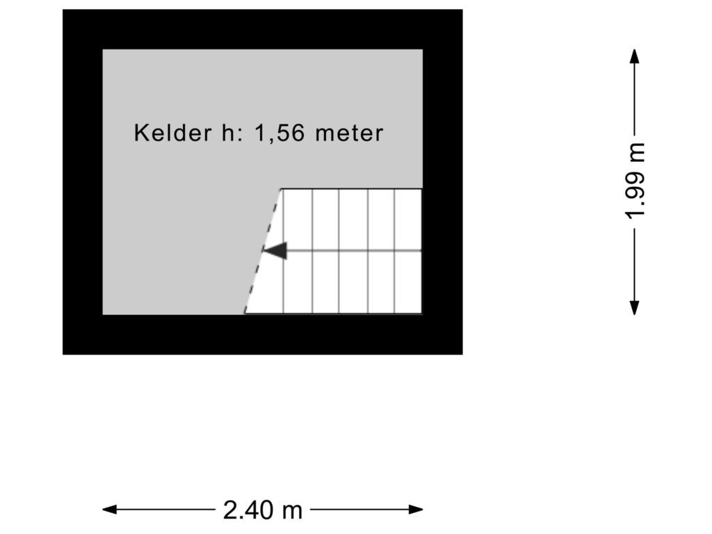 Bekijk plattegrond van Kelder van Smidskade 20