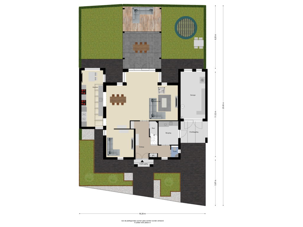 Bekijk plattegrond van Begane Grond_Tuin van Ereprijs 24