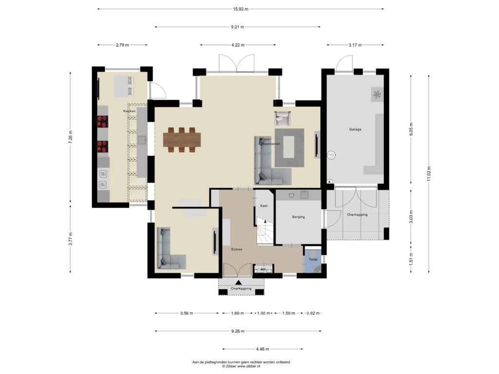 Bekijk plattegrond van Begane Grond van Ereprijs 24