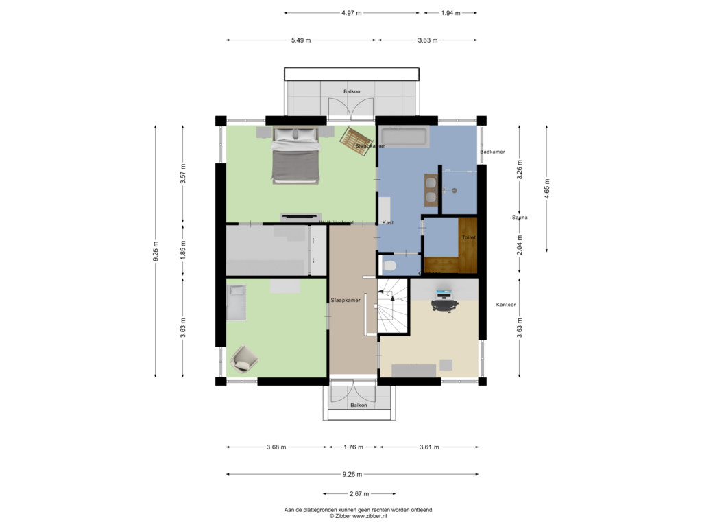 Bekijk plattegrond van Eerste Verdieping van Ereprijs 24