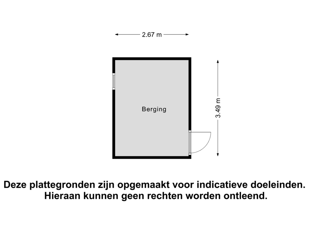 Bekijk plattegrond van Berging van Mansus 10