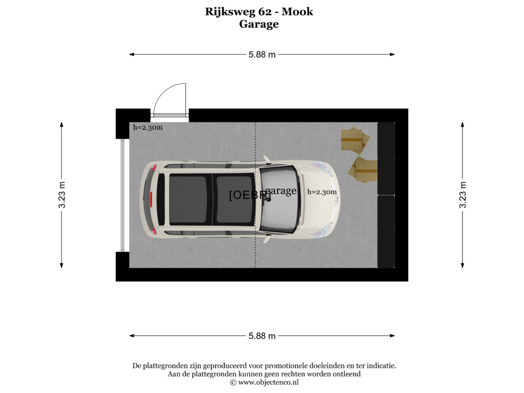 Bekijk plattegrond van GARAGE van Rijksweg 62