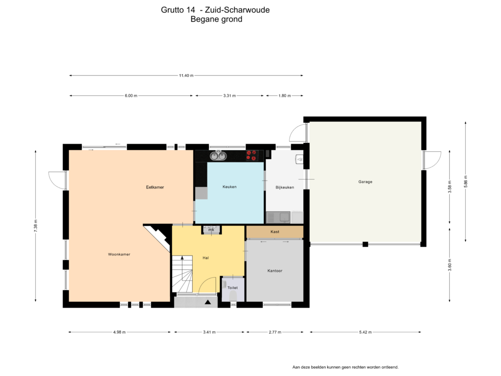 Bekijk plattegrond van bg van Grutto 14