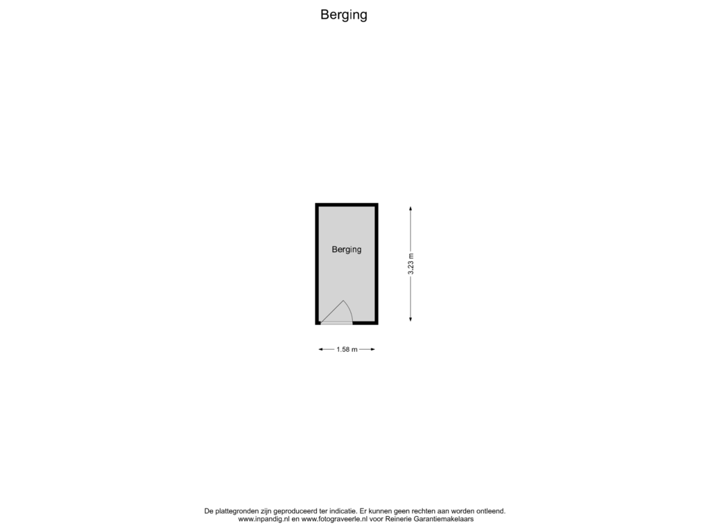 Bekijk plattegrond van Berging van Baars 6