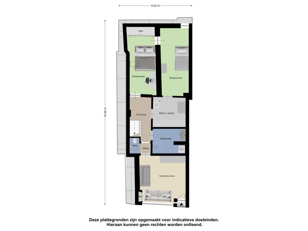 Bekijk plattegrond van Begane Grond Tuin van Hooigracht 72