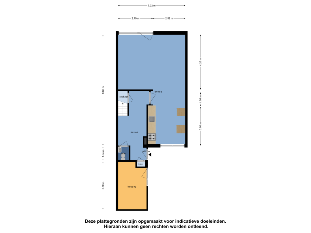 Bekijk plattegrond van Begane Grond van Heggewinde 97