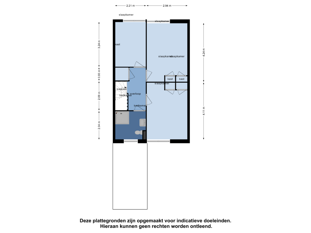 Bekijk plattegrond van Eerste Verdieping van Heggewinde 97