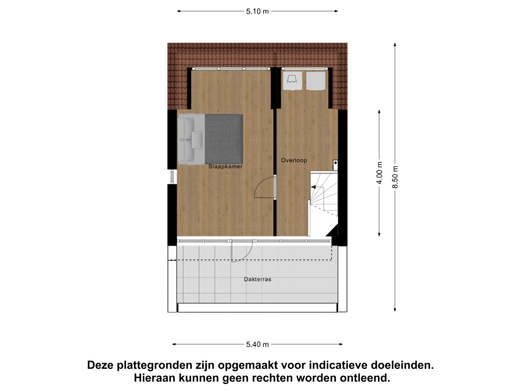 Bekijk plattegrond van Zolder van Veluwelaan 20