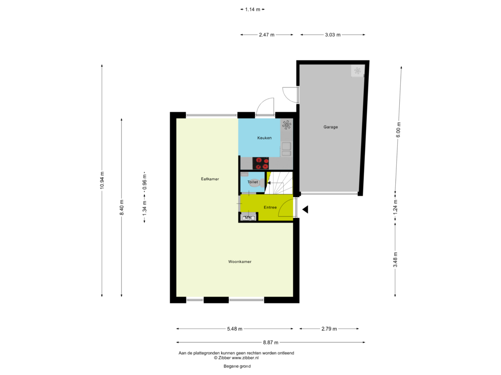 Bekijk plattegrond van Begane grond van op 't Aardbroek 31