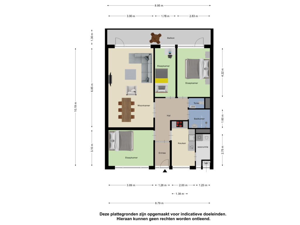 Bekijk plattegrond van Appartement van de Koppele 235