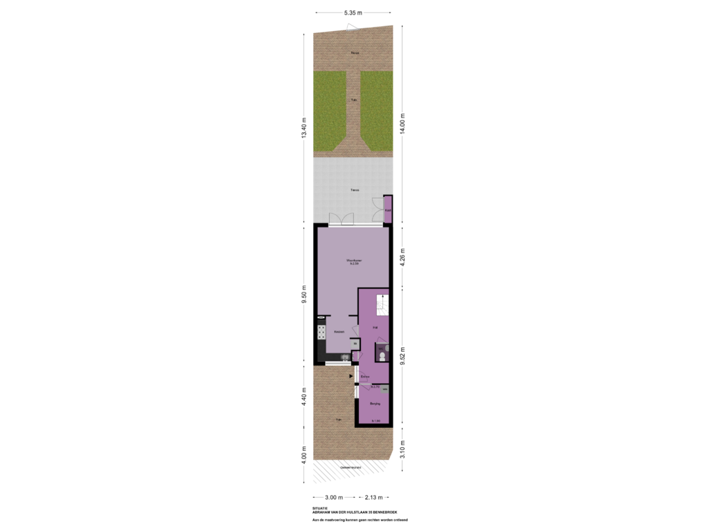 Bekijk plattegrond van Situatie van Abraham van der Hulstln 35