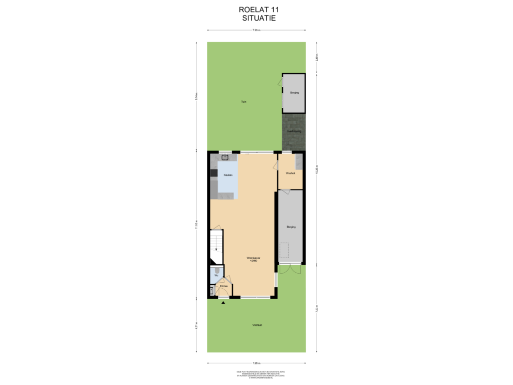 Bekijk plattegrond van Situatie van Roelat 11