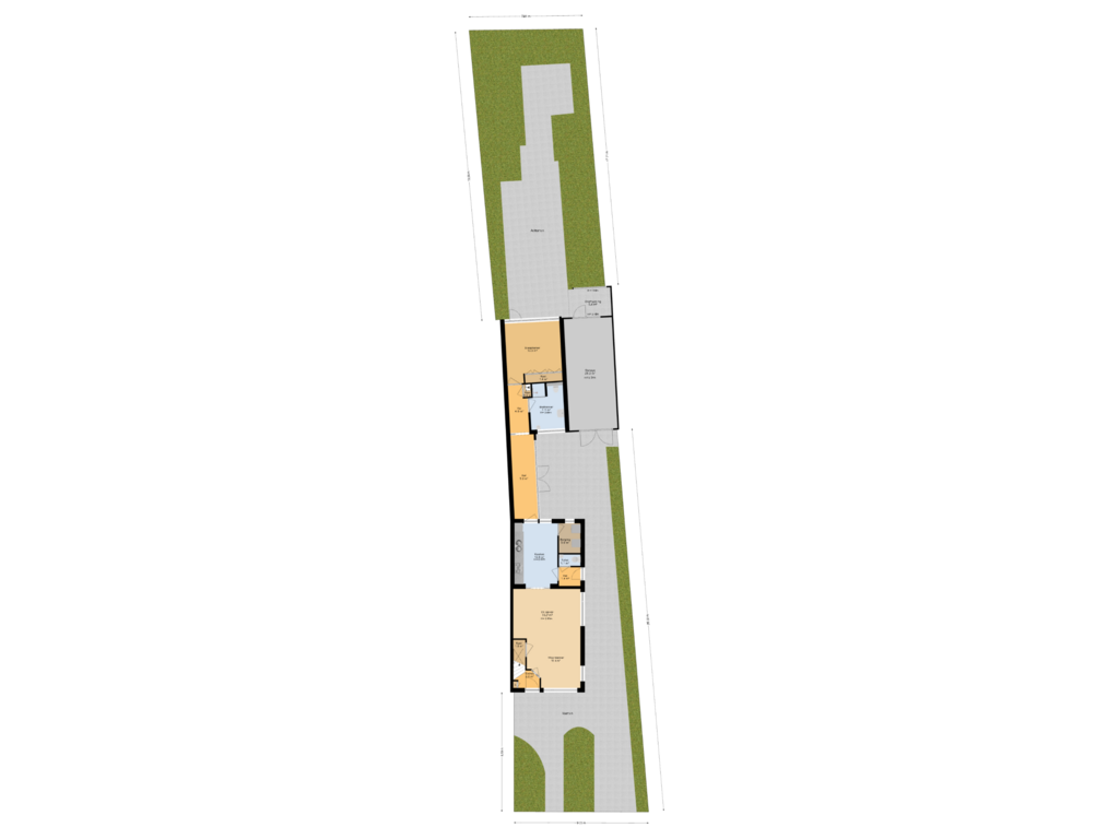 Bekijk plattegrond van Situatie van Wolfsbergenweg 36