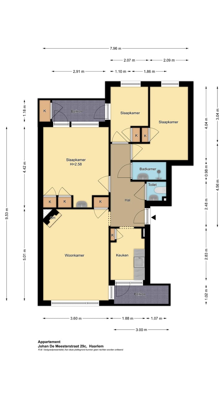 Foto 12 van Johan de Meesterstraat 29-C