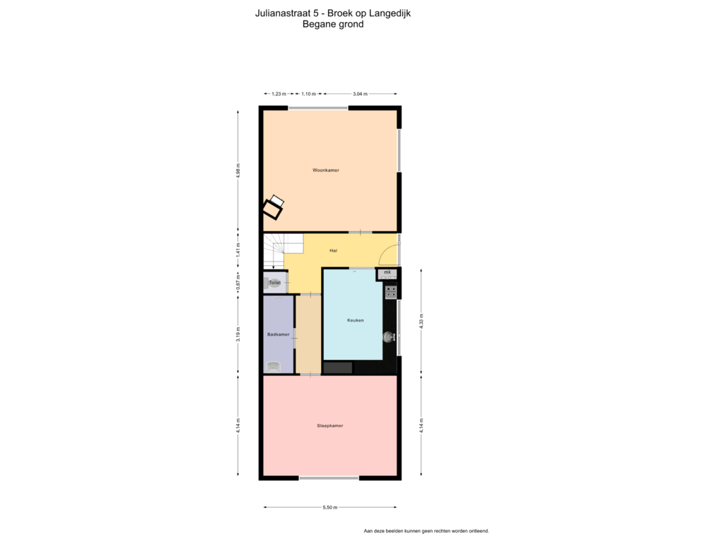 Bekijk plattegrond van BG van Julianastraat 5