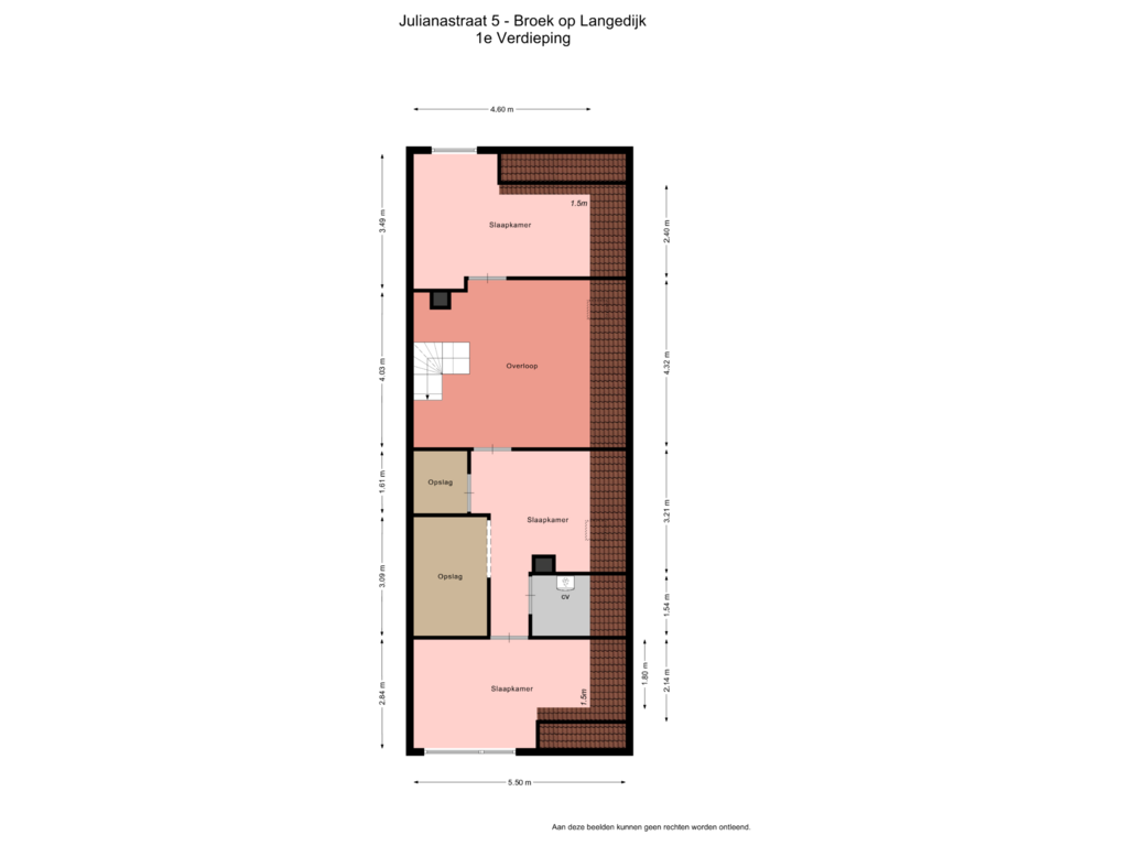 Bekijk plattegrond van 1e verd van Julianastraat 5