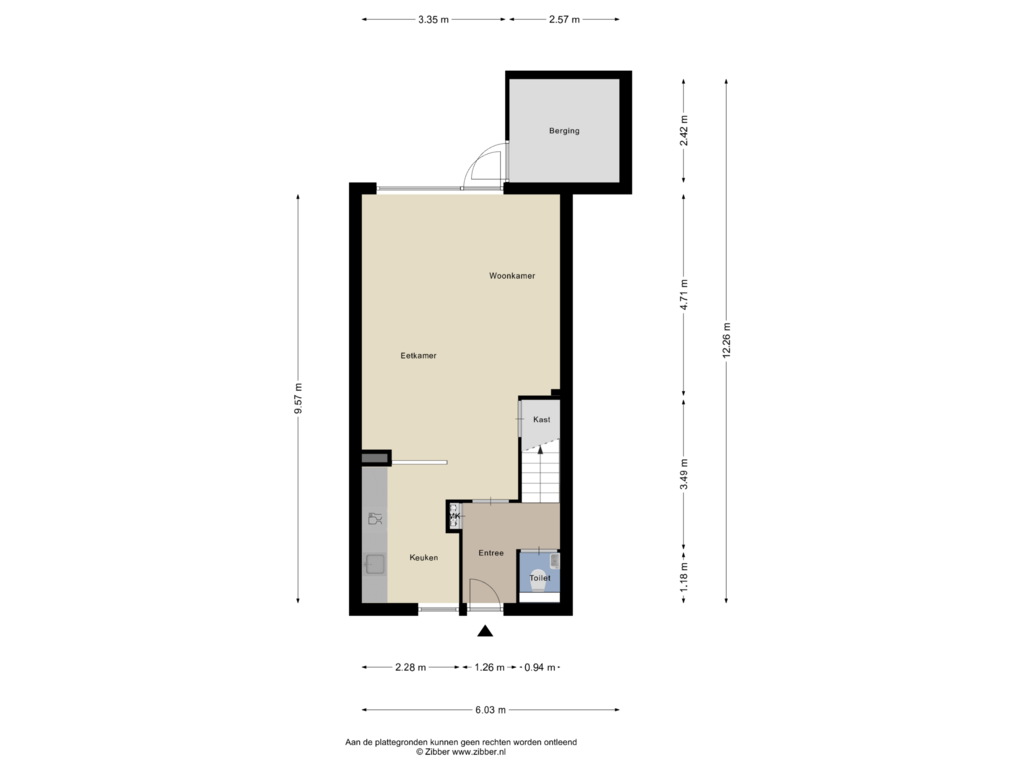 Bekijk plattegrond van Begane Grond van Paddestoelweg 16