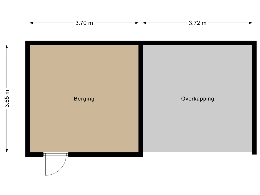 Bekijk plattegrond van Berging van Parnassialaan 146