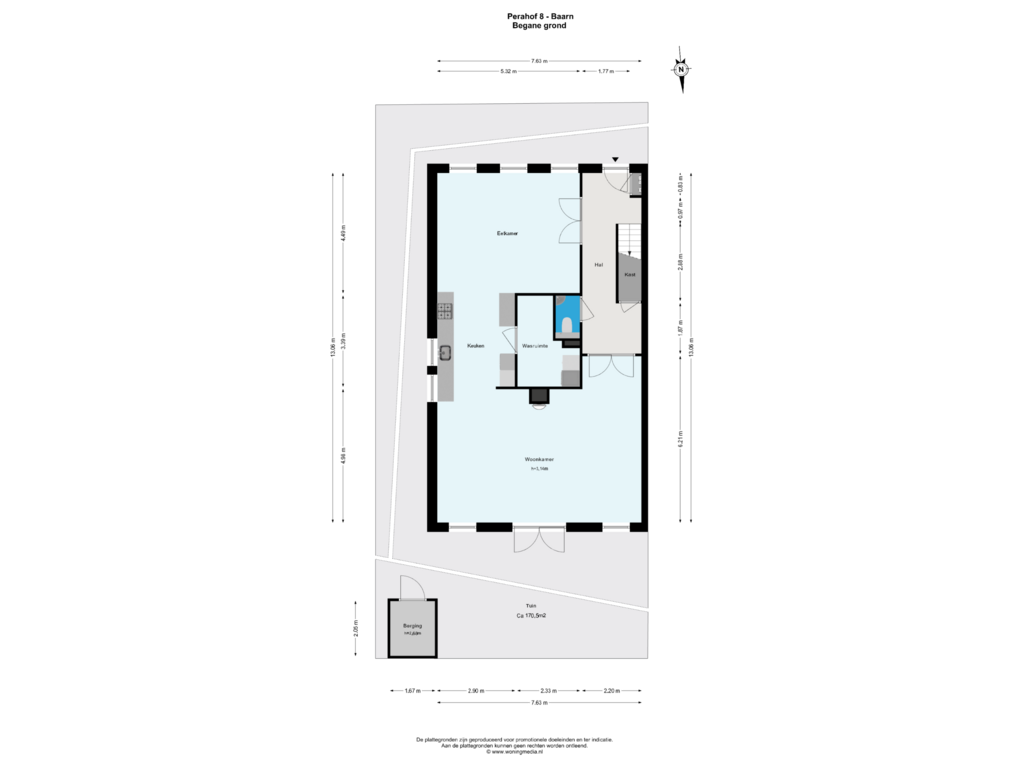 Bekijk plattegrond van Begane_grond van Perahof 8