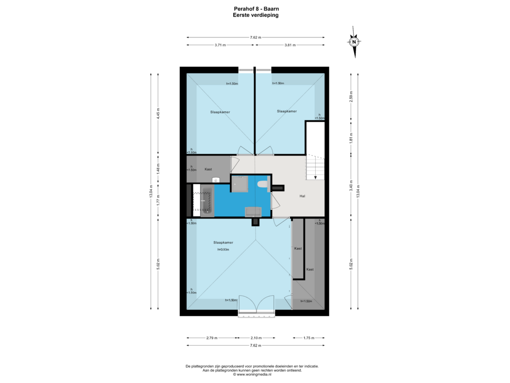 Bekijk plattegrond van 1e_verdieping van Perahof 8