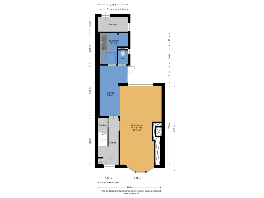 Bekijk plattegrond van Begane Grond van Bleeklaan 69