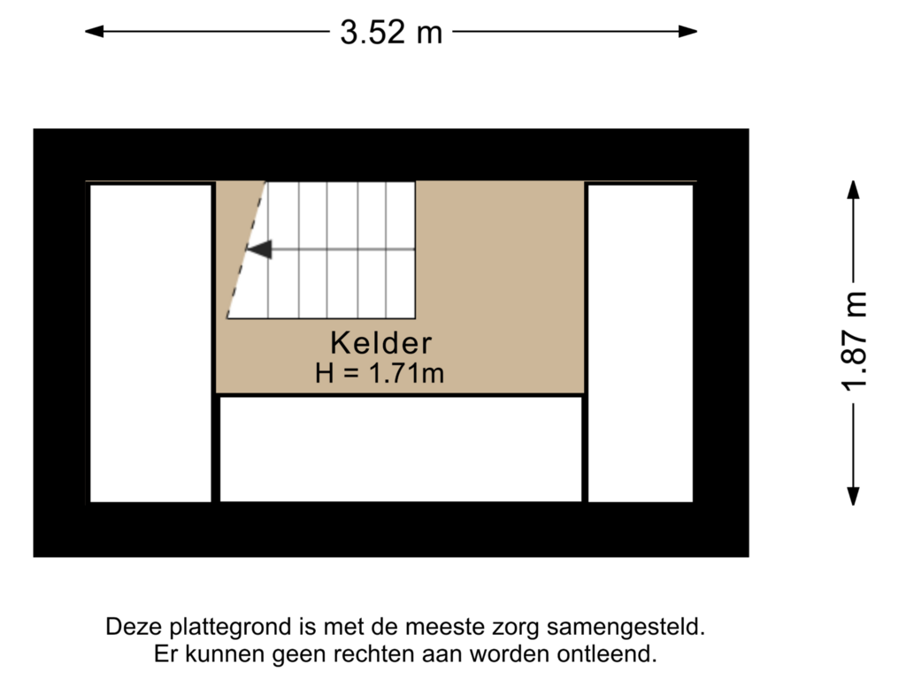 Bekijk plattegrond van Kelder van Hobahostraat 4