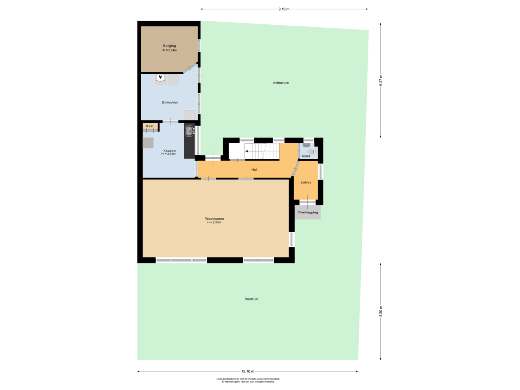 Bekijk plattegrond van Situatie van Hobahostraat 4