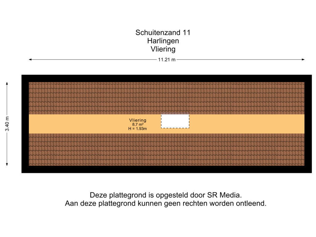 Bekijk plattegrond van Vliering van Schuitenzand 11