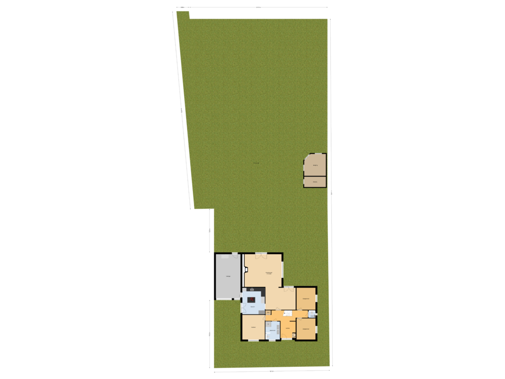 Bekijk plattegrond van Situatie van Rodenburg 23